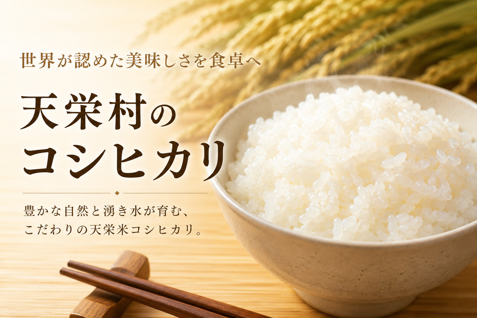 天栄村産コシヒカリ 満天