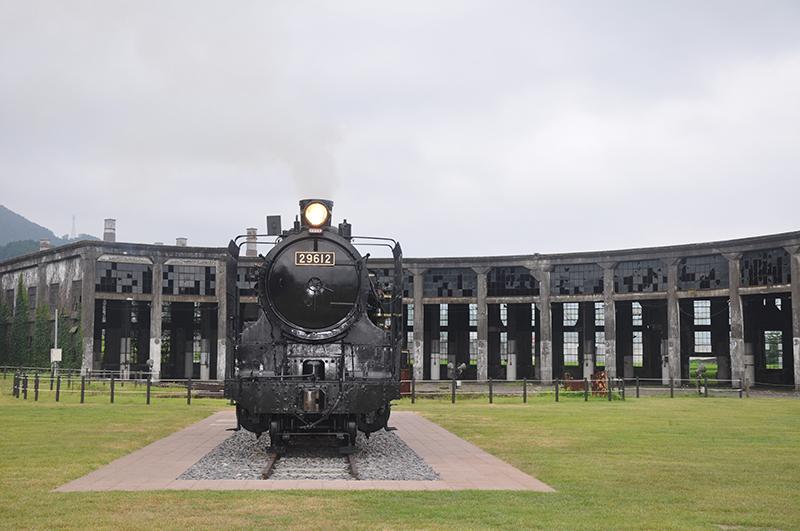 豊後森機関庫公園 SL清掃活動